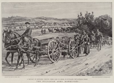 De manoeuvres van het Bulgaarse leger door Frank Dadd